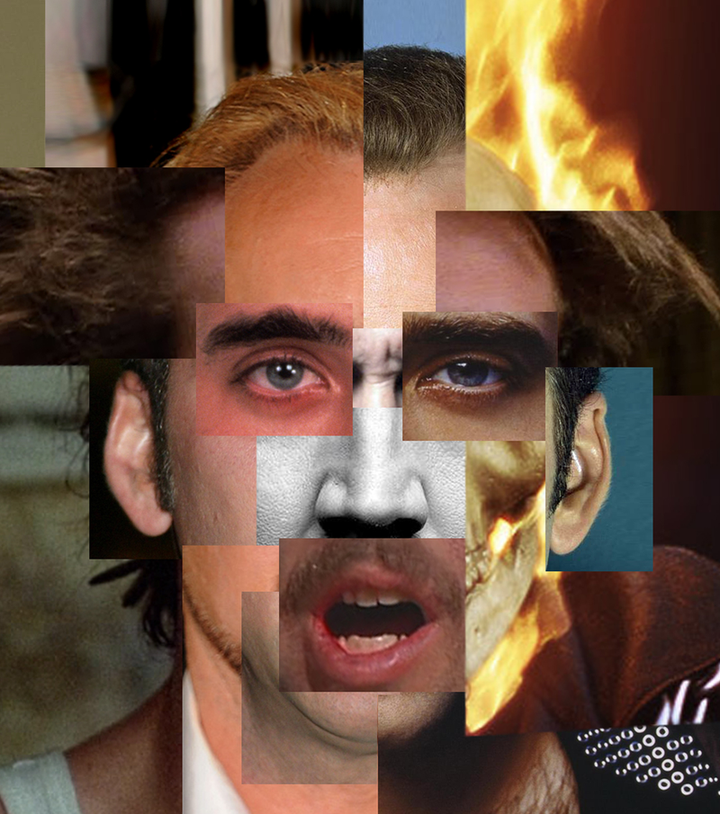 Illustration for article titled Can This Art Show Possibly Capture The Full Glory Of Nicolas Cage?